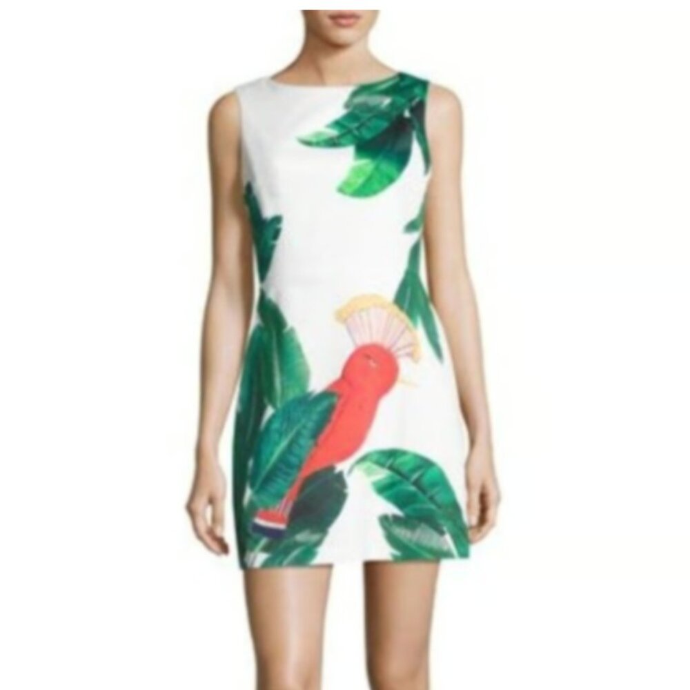 Alice + Olivia Malin Botanical Bird Print